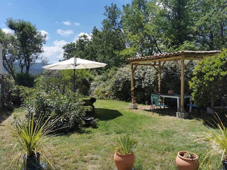 Malemort-du-Comtat Entre Ventoux Et Luberon, Appartement Dans Maison. מראה חיצוני תמונה